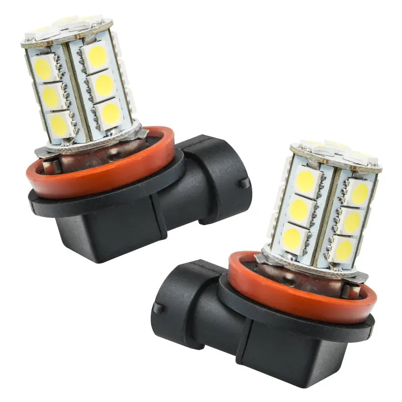 Oracle H11 18 LED Bulbs (Pair) - White - DTX Performance