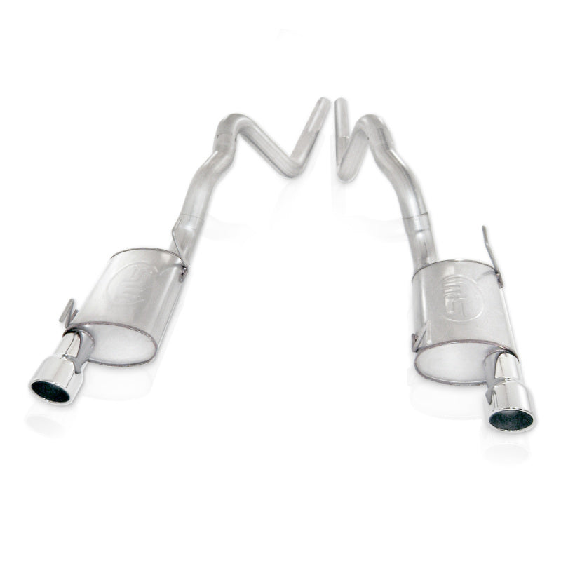 Stainless Works 2007-10 Shelby GT500 3in Catback X-Pipe S-Tube Mufflers - DTX Performance