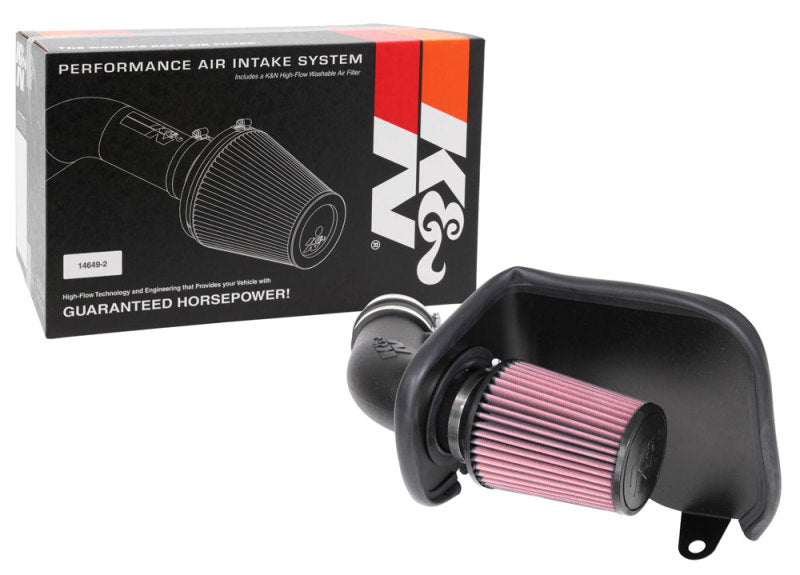 K&N 19-20 Jeep Cherokee V6-3.2L Aircharger Performance Intake - DTX Performance