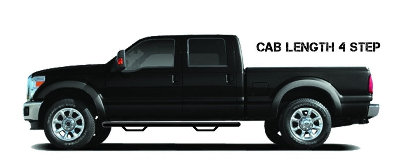 N-Fab Nerf Step 2019 Ford Ranger Crew Cab - Tex. Black - Cab Length - 3in - DTX Performance