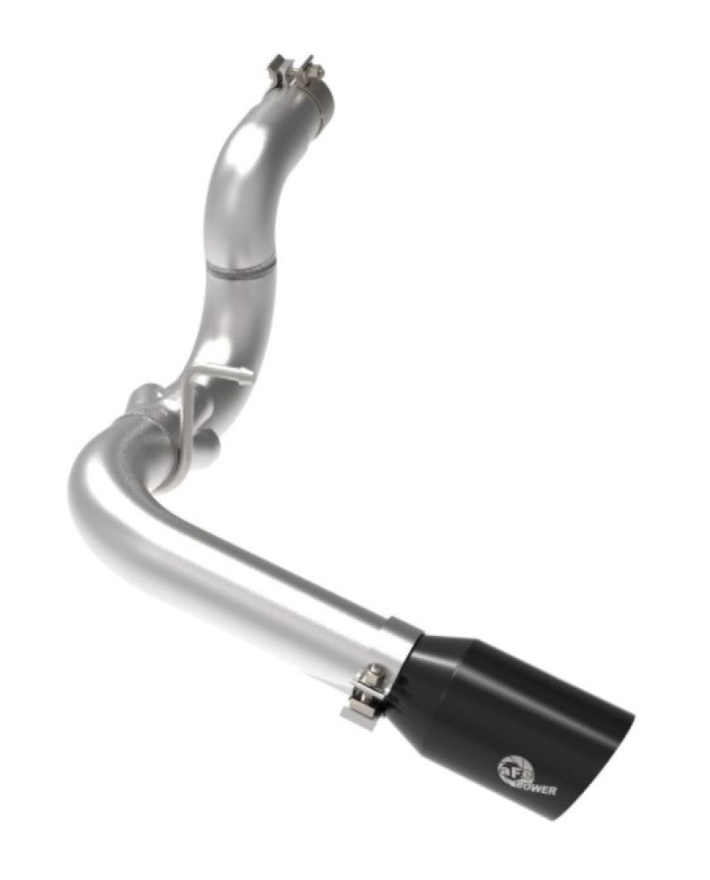 aFe 20-21 Jeep Wrangler Large Bore-HD 3in 304 Stainless Steel DPF-Back Exhaust System - Black Tip - DTX Performance