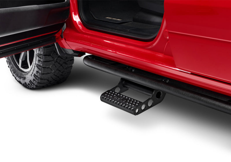 N-Fab RKR Step System 2019 Dodge Ram 1500 Crew Cab All Beds - Tex. Black - Cab Length - 1.75in - DTX Performance