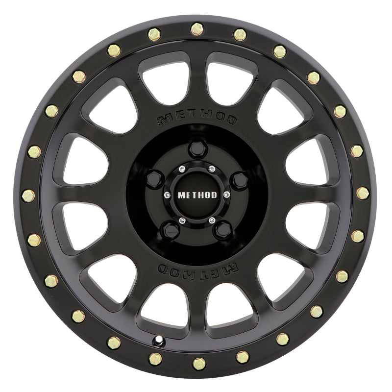 Method MR305 NV 17x8.5 0mm Offset 5x5 94mm CB Matte Black Wheel - DTX Performance