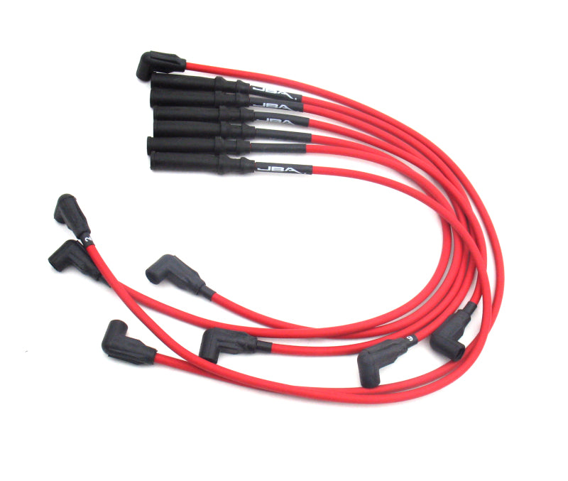 JBA 92-02 Dodge Truck 3.9L Ignition Wires - Red - DTX Performance