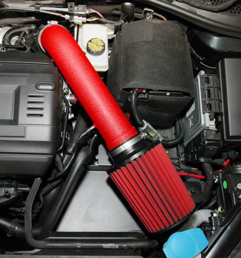 AEM 2015 Volkswagen Golf GTI 2.0L Cold Air Intake System Wrinkle Red - DTX Performance