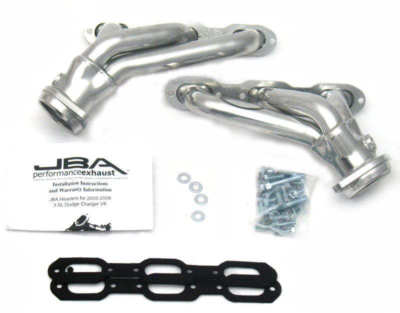 JBA 05-10 Chrysler 3.5L V6 1-5/8in Primary Silver Ctd Cat4Ward Header - DTX Performance