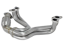 Load image into Gallery viewer, aFe 12-17 Toyota 86 / FRS / BRZ Twisted Steel 304 Stainless Steel Long Tube Header w/ Cat - DTX Performance