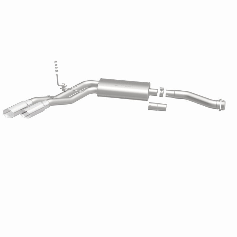 MagnaFlow 11-13 Ford F-150 Pickup Dual Same Side Before P/S Rear Tire Stainless CatBack Perf Exhaust - DTX Performance