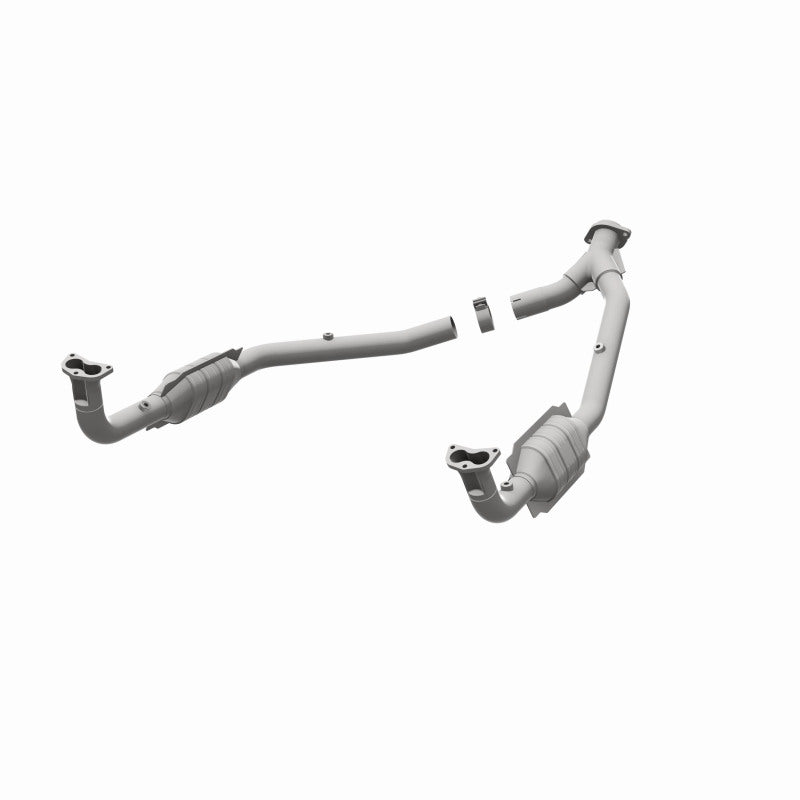 MagnaFlow Conv DF 97 Land Rover Defender 90 4.0L Y-Pipe Assy / 96-99 Discovery 4.0L Y-Pipe Assy - DTX Performance