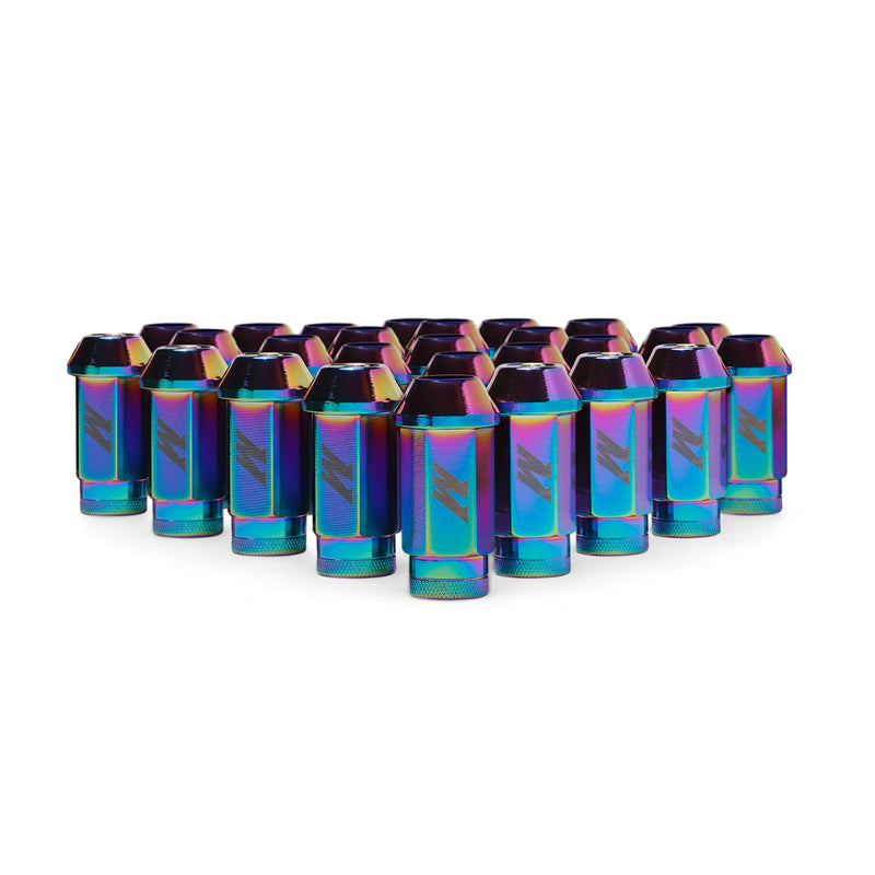 Mishimoto Aluminum Locking Lug Nuts M12x1.5 27pc Set Neo Chrome - DTX Performance