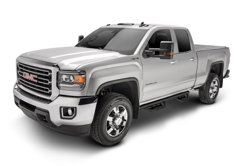 N-Fab Podium LG 07-13 Chevy-GMC 2500/3500 07-10 1500 Ext. Cab - Tex. Black - 3in - DTX Performance