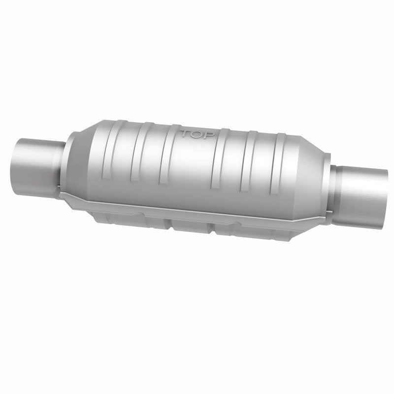 MagnaFlow Catalytic Converter 2 in Inlet 2 in Outlet 11 in Length SS - DTX Performance