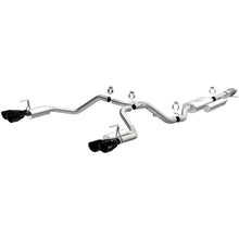 Load image into Gallery viewer, MagnaFlow 2021 Chevrolet Tahoe V8 5.3L Street Series Cat-Back Exhaust - Black Chrome Tips - DTX Performance