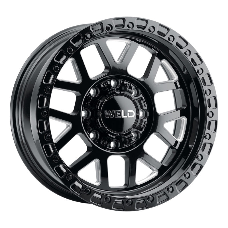 Weld Off-Road W105 20X10 Cinch 8X170 ET-18 BS4.75 Gloss Black MIL / Gloss Black 125.1 - DTX Performance