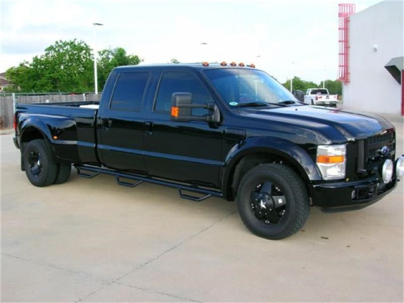 N-Fab Nerf Step 99-16 Ford F-250/350 Super Duty Crew Cab 8ft Bed - Gloss Black - Bed Access - 3in - DTX Performance