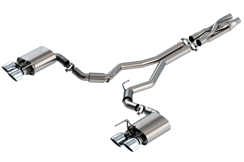 Borla 2020 Ford GT500 5.2L AT 3in ATAK CatBack Exhaust w/ Chrome Tips - DTX Performance