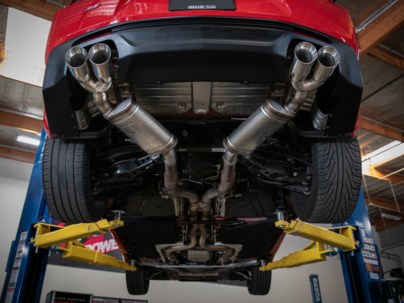 aFe POWER MACH Force-Xp 3in Axle-Back Exhaust 16-20 Chevrolet Camaro SS V8 6.2L w/Mufflers - Black - DTX Performance