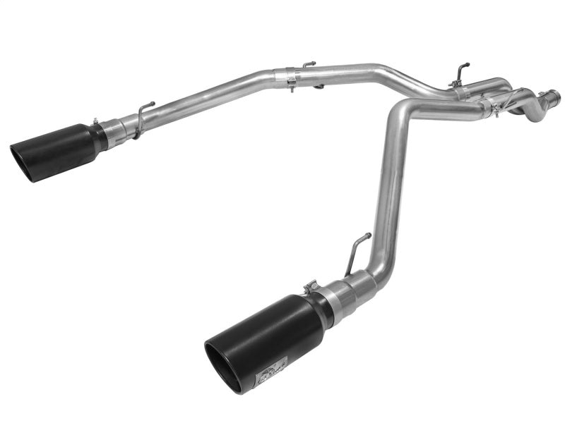 aFe MACHForce XP DPF-Back Exhaust 3in SS w/ 6in Black Tips 2014 Dodge Ram 1500 V6 3.0L EcoDiesel - DTX Performance