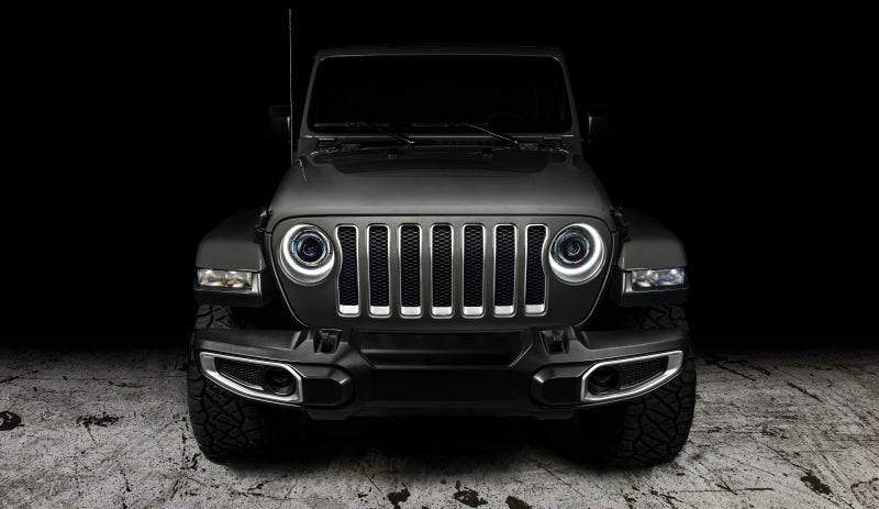 Oracle Oculus Bi-LED Projector Headlights for Jeep JL/Gladiator JT - Matte Black - 5500K - DTX Performance