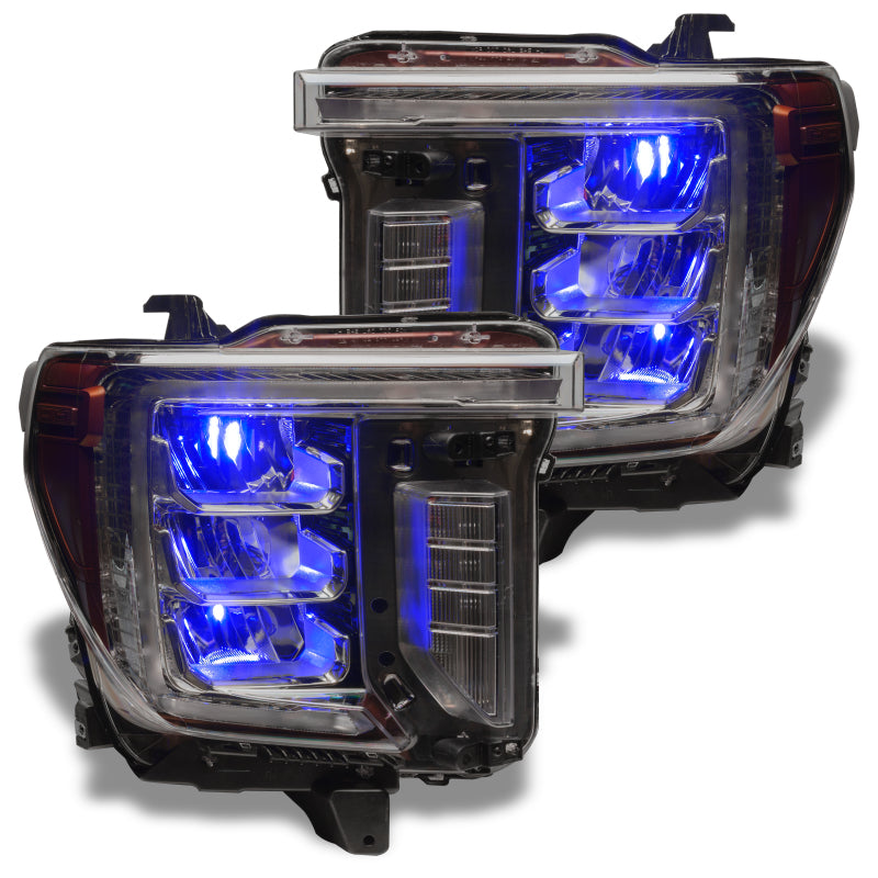 Oracle 19-21 Silverado/Sierra 1500 RGB Demon Eye Headlight Upgrade Kit - ColorSHIFT w/o Controller - DTX Performance