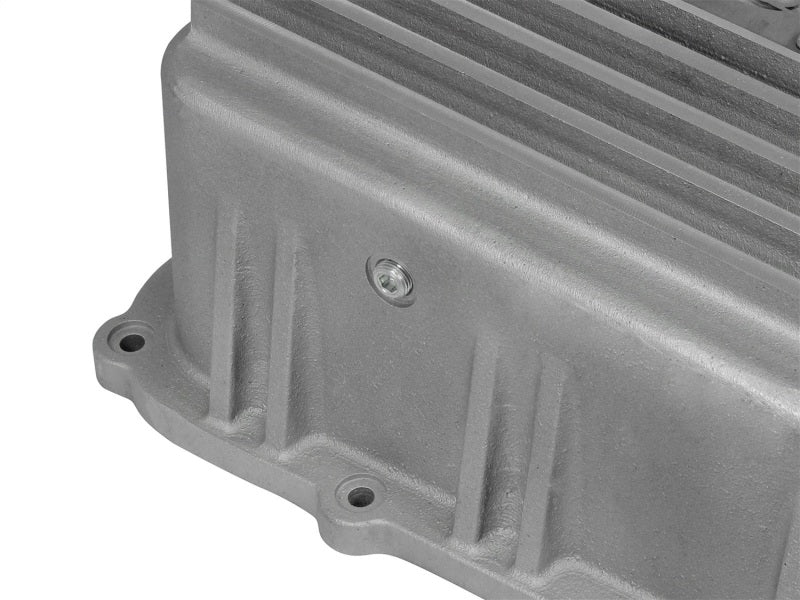 afe Transmission Pan (Raw); Ford Trucks 6R140 11-14 V8-6.7L (td) - DTX Performance