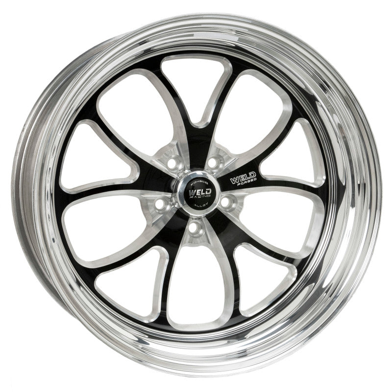 Weld S76 20x16 / 5x4.75 BP / 8.4in. BS Black Wheel (Medium Pad) - Non-Beadlock - DTX Performance