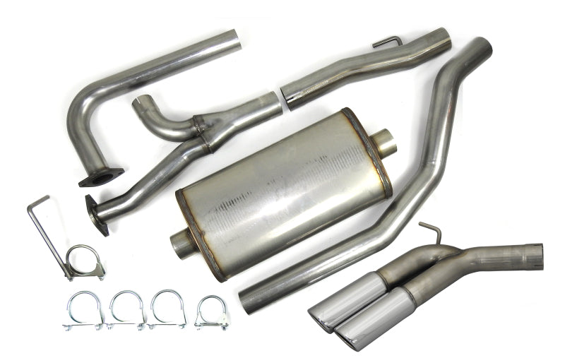 JBA 04-20 Nissan Titan 5.6L 409SS Pass Side Dual Exit Cat-Back Exhaust - DTX Performance