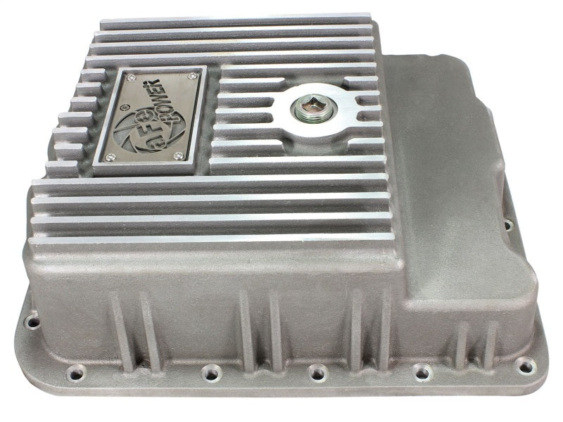 aFe Transmission Pan (Raw Finish) GM Trucks 99-16 (4L60-E/4L60E/4L65E/4L70E/4L75E) - DTX Performance