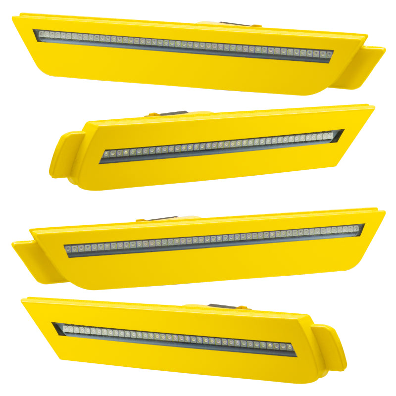 Oracle 10-15 Chevrolet Camaro Concept Sidemarker Set - Clear - Lemon Peel Yellow (G7D) - DTX Performance