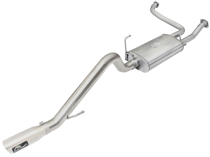 aFe MACHForce XP Exhaust Cat-Back 2.5/3in SS-409 w/ Polished Tip 05-15 Nissan Xterra V6 4.0L - DTX Performance