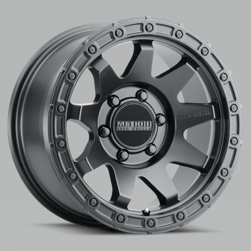 Method MR317 18x9 +3mm Offset 6x5.5 106.25mm CB Matte Black Wheel - DTX Performance