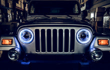 Load image into Gallery viewer, Oracle Jeep Wrangler TJ 97-06 LED Waterproof Halo Kit - White - DTX Performance