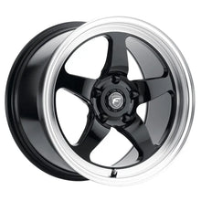 Load image into Gallery viewer, Forgestar D5 Drag 17x10 / 5x120 BP / ET45 / 7.3in BS Gloss Black Wheel - DTX Performance