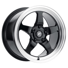 Load image into Gallery viewer, Forgestar D5 Drag 17x10 / 5x115 BP / ET30 / 6.6in BS Gloss Black Wheel - DTX Performance