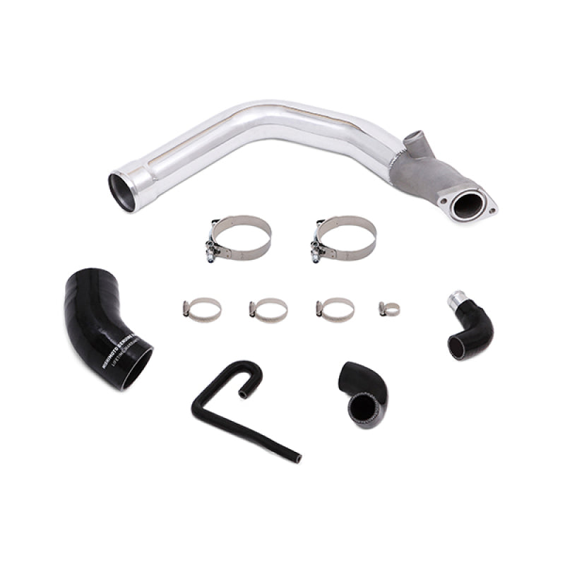 Mishimoto 2015 Subaru WRX Top-Mount Intercooler Kit - Powder Coated Silver & Polished Pipes - DTX Performance