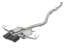 Load image into Gallery viewer, aFe POWER Takeda 2-1/2in to 2-1/4in 304SS Catback Dual-Exit Exhaust 17+ Honda Civic Type R w/CF Tips - DTX Performance