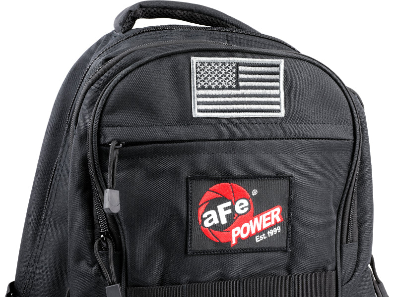 aFe Power Lightweight Tactical Backpack w/ USB Charging Port - Black - DTX Performance