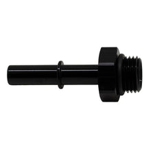 Load image into Gallery viewer, DeatschWerks 6AN ORB Male to 5/16in Male EFI Quick Connect Adapter - Anodized Matte Black - DTX Performance