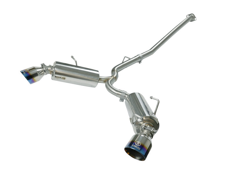 aFe Takeda Exhaust Axle-Back 13-15 Scion FRS / Subaru BRZ 304SS Blue Flame Dual Tips Exhaust - DTX Performance