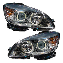 Load image into Gallery viewer, Oracle 08-11 Mercedes Benz C-Class Pre-Assembled Headlights - Chrome Housing - White - DTX Performance