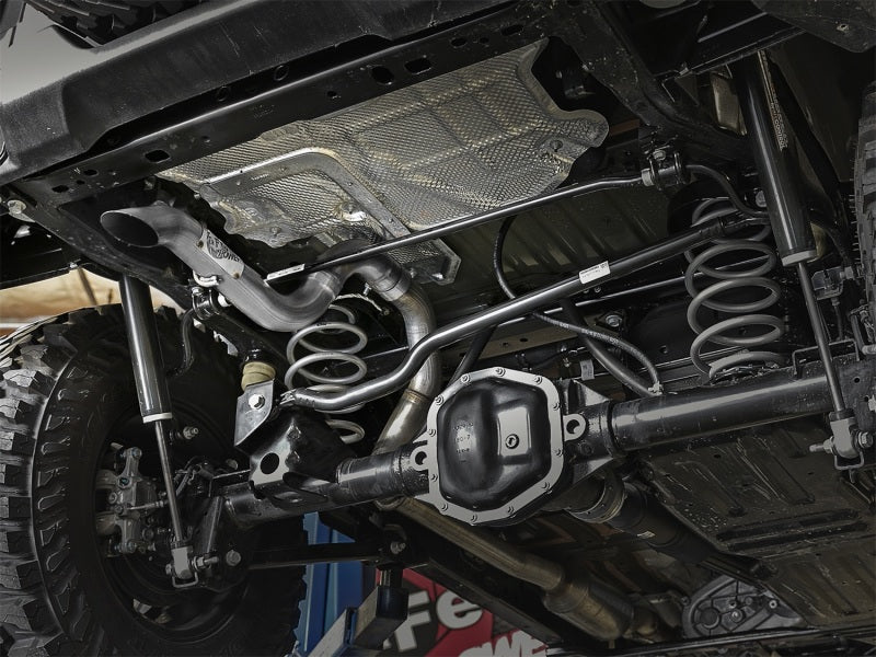 aFe MACH Force-Xp Axle-Back Exhaust System w/NoTip 18-20 Jeep Wrangler L4-2.0T / V6-3.6L - DTX Performance