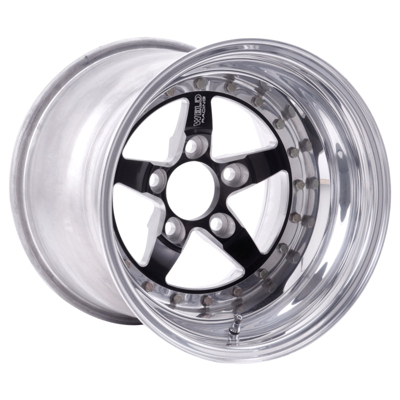 Weld Weldstar 15x7 / 5x4.75 BP / 4.5in. BS Black Wheel - Non-Beadlock - DTX Performance