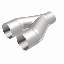 Load image into Gallery viewer, MagnaFlow Universal Trans Y-Pipe All SS 4inch (Dual) 3.5inch (Single) x 13inch (Overall) - DTX Performance