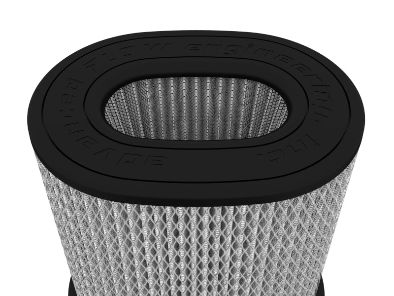 aFe Magnum FLOW Air Filter Pro DRY S (6.5x4.75)in F x (9x7)in B x (9x7) T (Inverted) x 9in H - DTX Performance