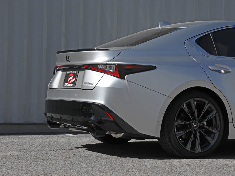 aFe Takeda 14-22 Lexus IS350 V6 2.5in. 304 Stainless Steel Axle-Back Exhaust System w/ Black Tip - DTX Performance