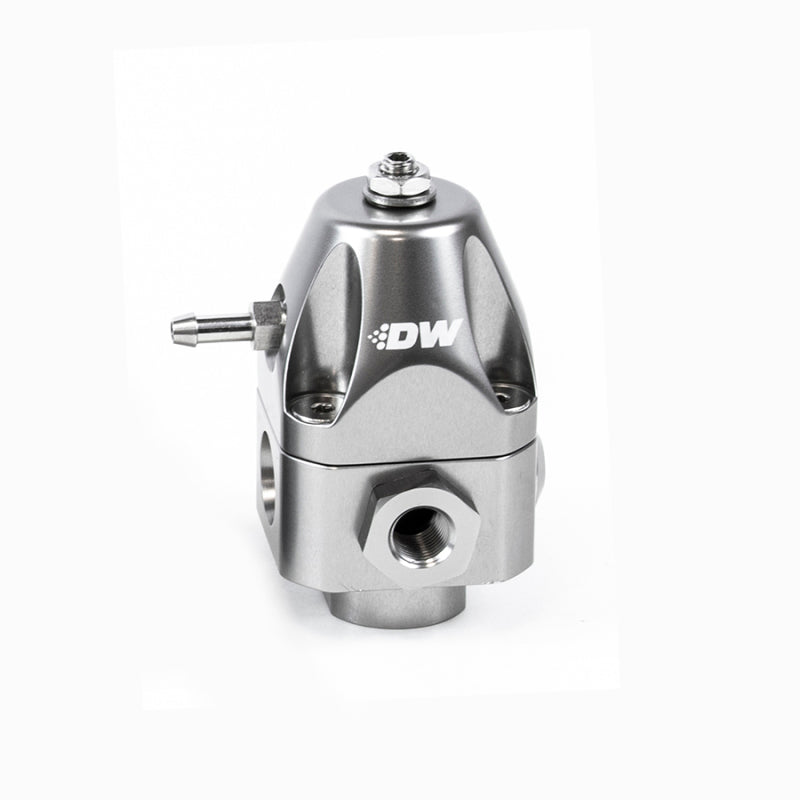 DeatschWerks DWR1000c Adjustable Fuel Pressure Regulator Dual 6AN Inlet and 6AN Outlet - Titanium - DTX Performance