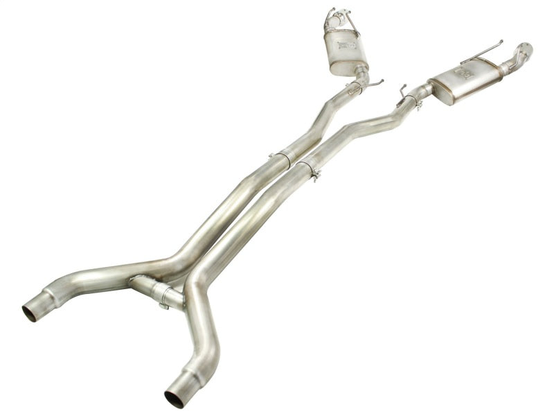 aFe MACHForce XP Exhaust 3in Stainless Stee CB/10-13 Chevy Camaro V8-6.2L (td) (pol tip) - DTX Performance