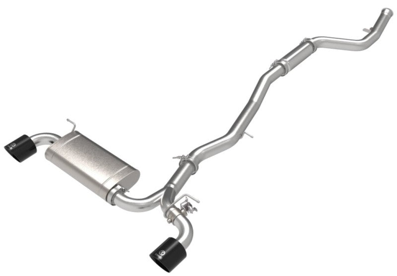 aFe POWER Takeda 2021 Toyota Supra 2.0L (t) 2.5in-3in 304 SS CB Exhaust w/ Black Tips - DTX Performance