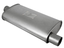 Load image into Gallery viewer, aFe Scorpion Replacement Alum Steel Muffler Double Layer 2-1/2in In/Out Center/Offset 18inL x9inW - DTX Performance