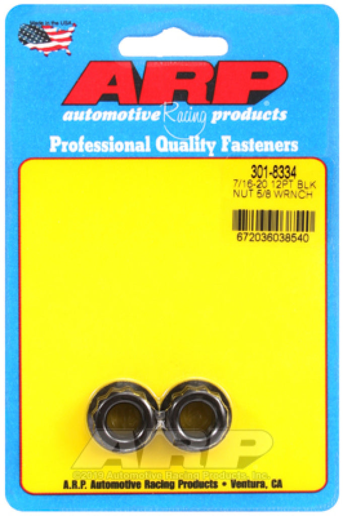 ARP 7/16in-20 5/8 Socket 12pt Nut Kit - DTX Performance